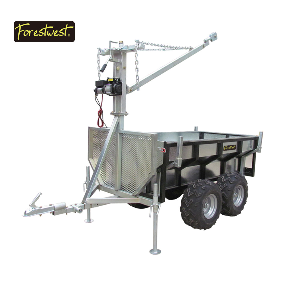 Multi Purpose Trailer with Crane & Auto Winch Forestwest