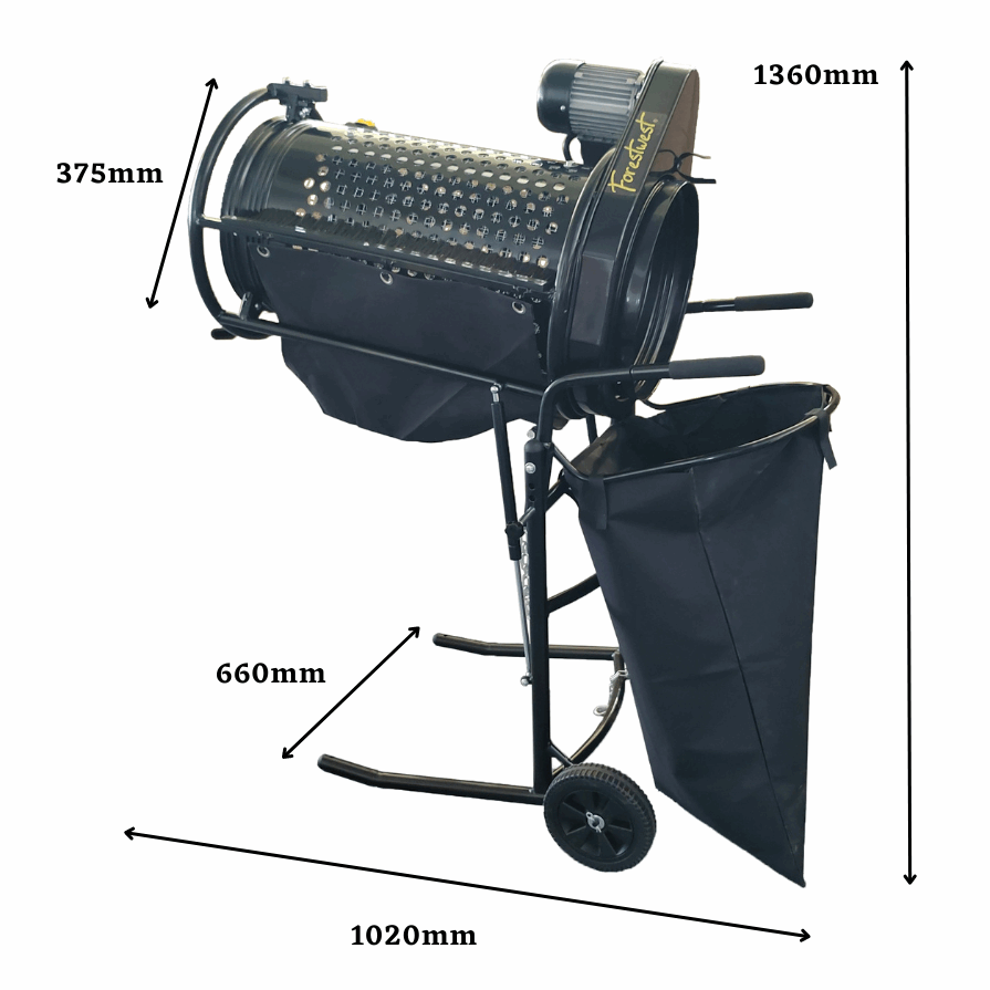 375MM 360W Electric Rotary Soil Sieve Machine BM690 Forestwest