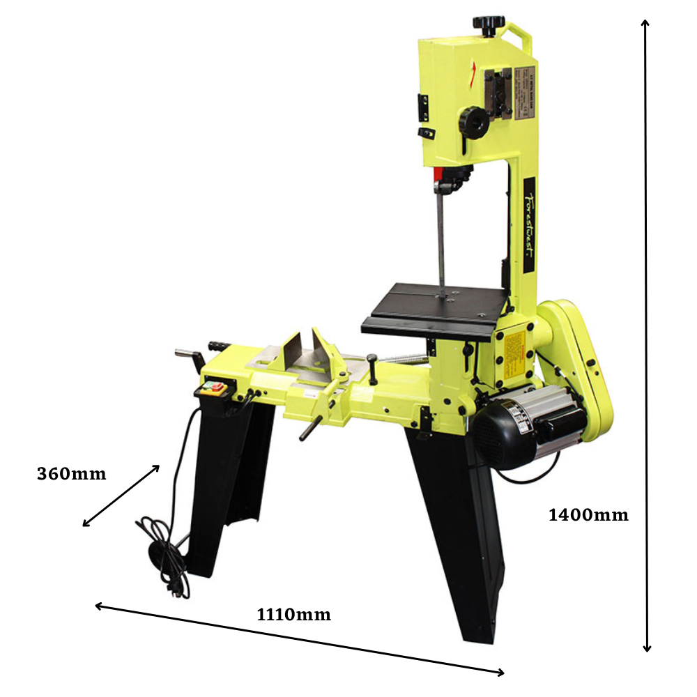 Forestwest 4.5" 550W Metal Cutting Bandsaw BM20412 Forestwest