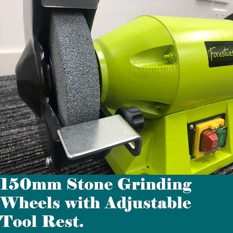 Forestwest 150MM 520W Industrial Bench Grinder BM20504 Forestwest