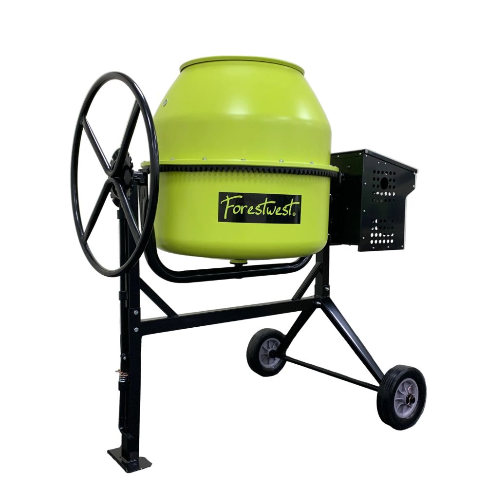 250L Concrete Mixer, 2.5HP Petrol Cement Mixer BM726 Forestwest