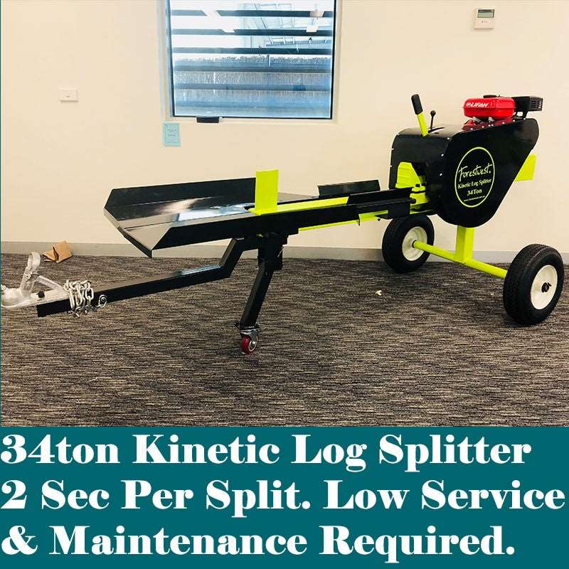 Forestwest 34 Ton Kinetic Log Splitter 6.5HP Petrol Log Splitter BM11038 Forestwest