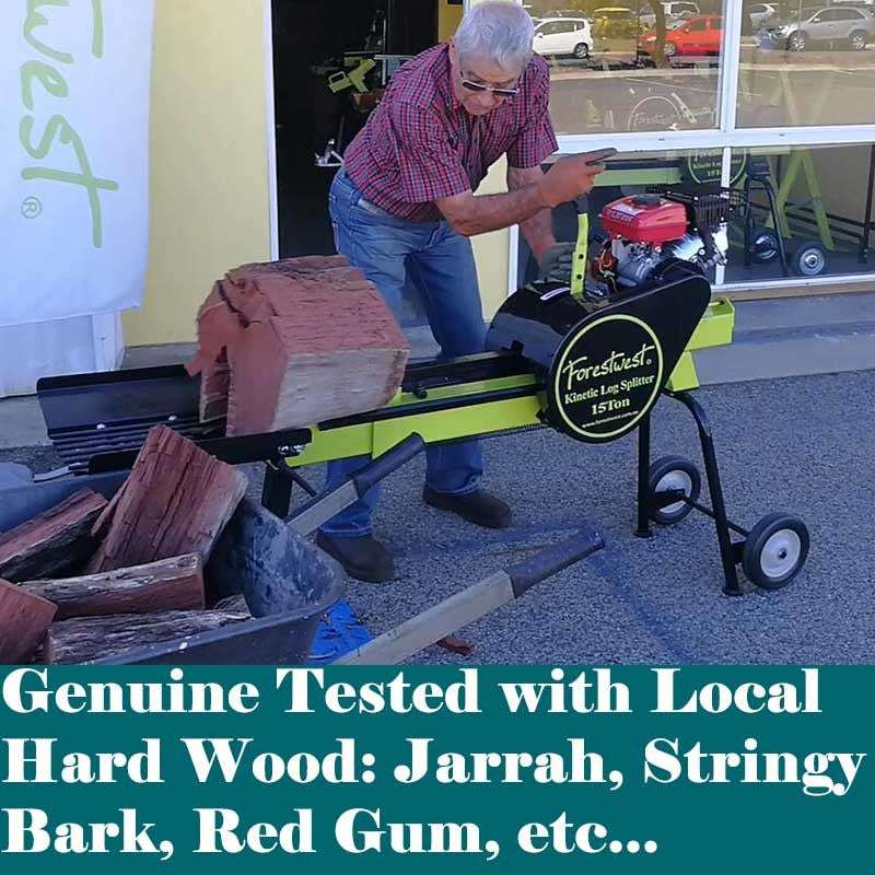 Forestwest 18 Ton Kinetic Log Splitter 3HP Petrol Log Splitter BM11097P Forestwest