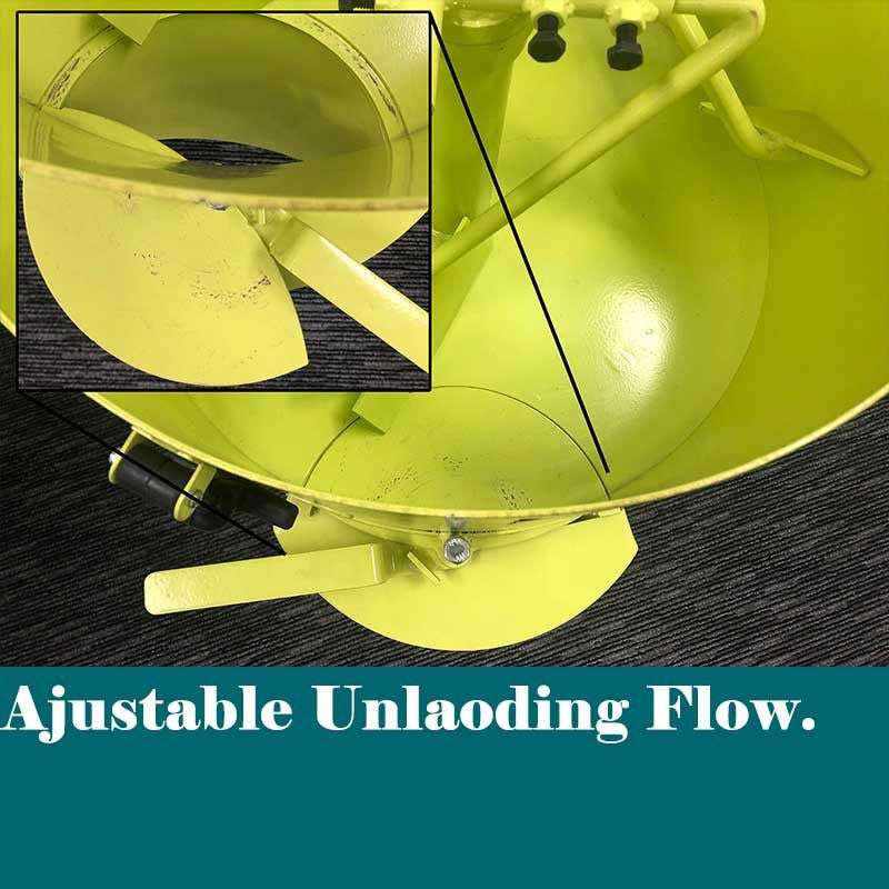 Forestwest 80L Pan Mortar Mixer 1100W Screed Mixer BM691 Forestwest