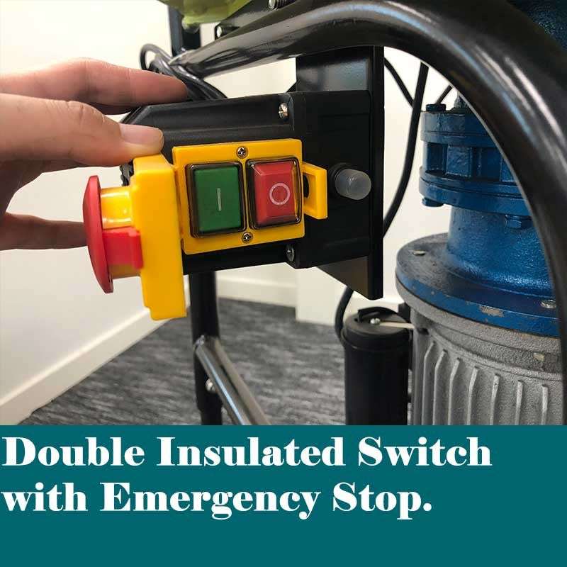 Forestwest 80L Pan Mortar Mixer 1100W Screed Mixer BM691 Forestwest