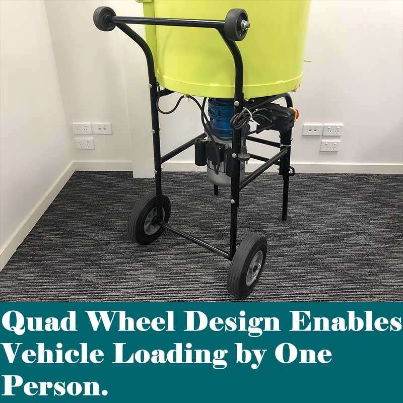 Forestwest 80L Pan Mortar Mixer 1100W Screed Mixer BM691 Forestwest