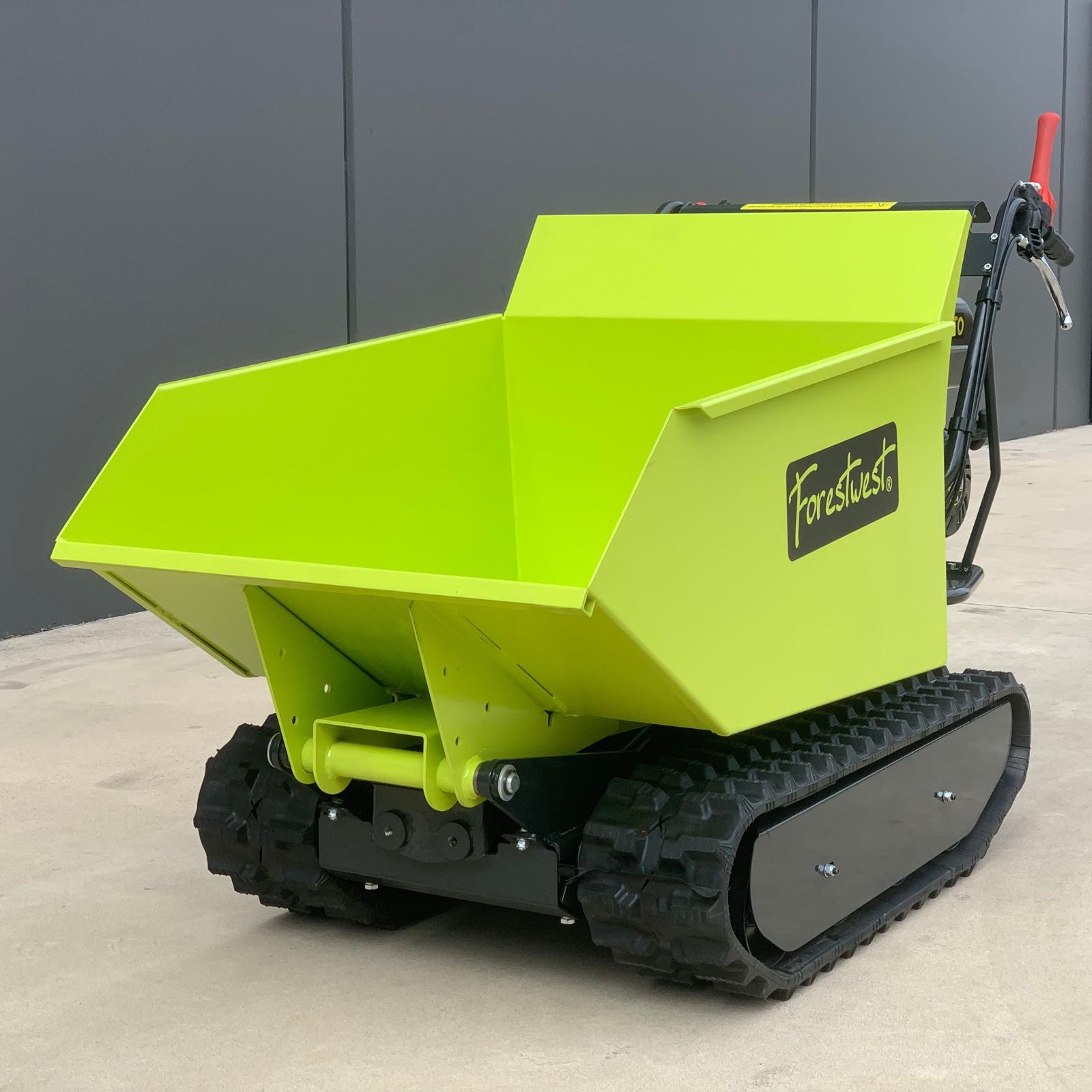 Forestwest 500KG Motorised Track Wheelbarrow with Hydraulic Lift BM11080B Forestwest