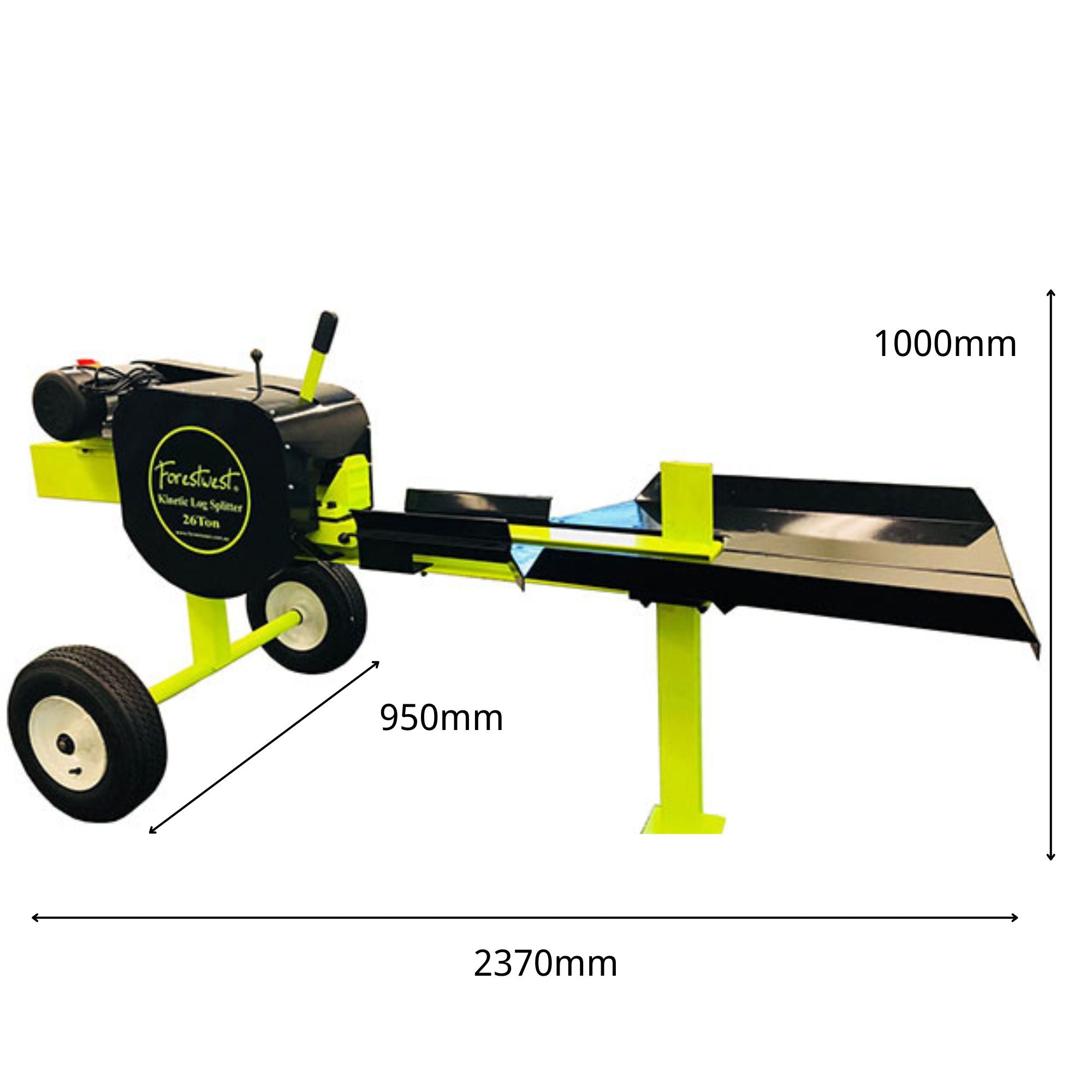 Forestwest 26 Ton Kinetic Log Splitter 3500W 15A Electric Log Splitter BM11046 Forestwest