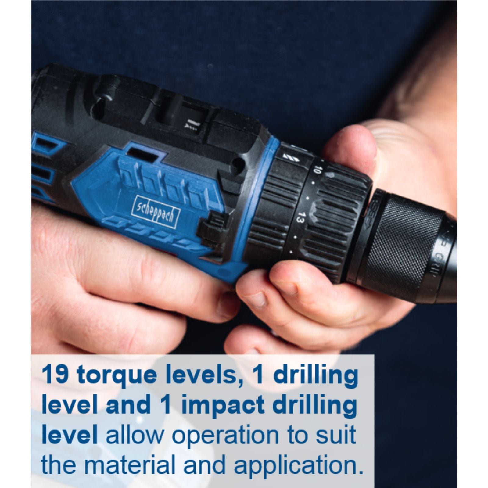 Scheppach 20V Cordless Impact Drill, BC-CD60-X (Skin Only) Scheppach