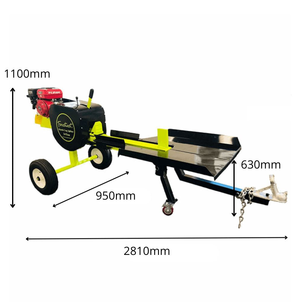 Forestwest 34 Ton Kinetic Log Splitter 6.5HP Petrol Log Splitter BM11038 Forestwest