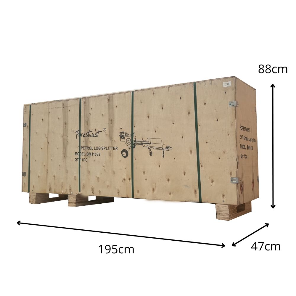 Forestwest 34 Ton Kinetic Log Splitter 6.5HP Petrol Log Splitter BM11038 Forestwest