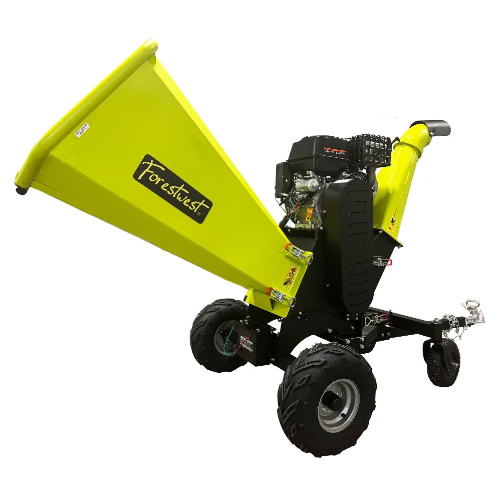 Forestwest 150mm Wood Chipper, 20hp Petrol Chipper with E-Start BM11062 Forestwest