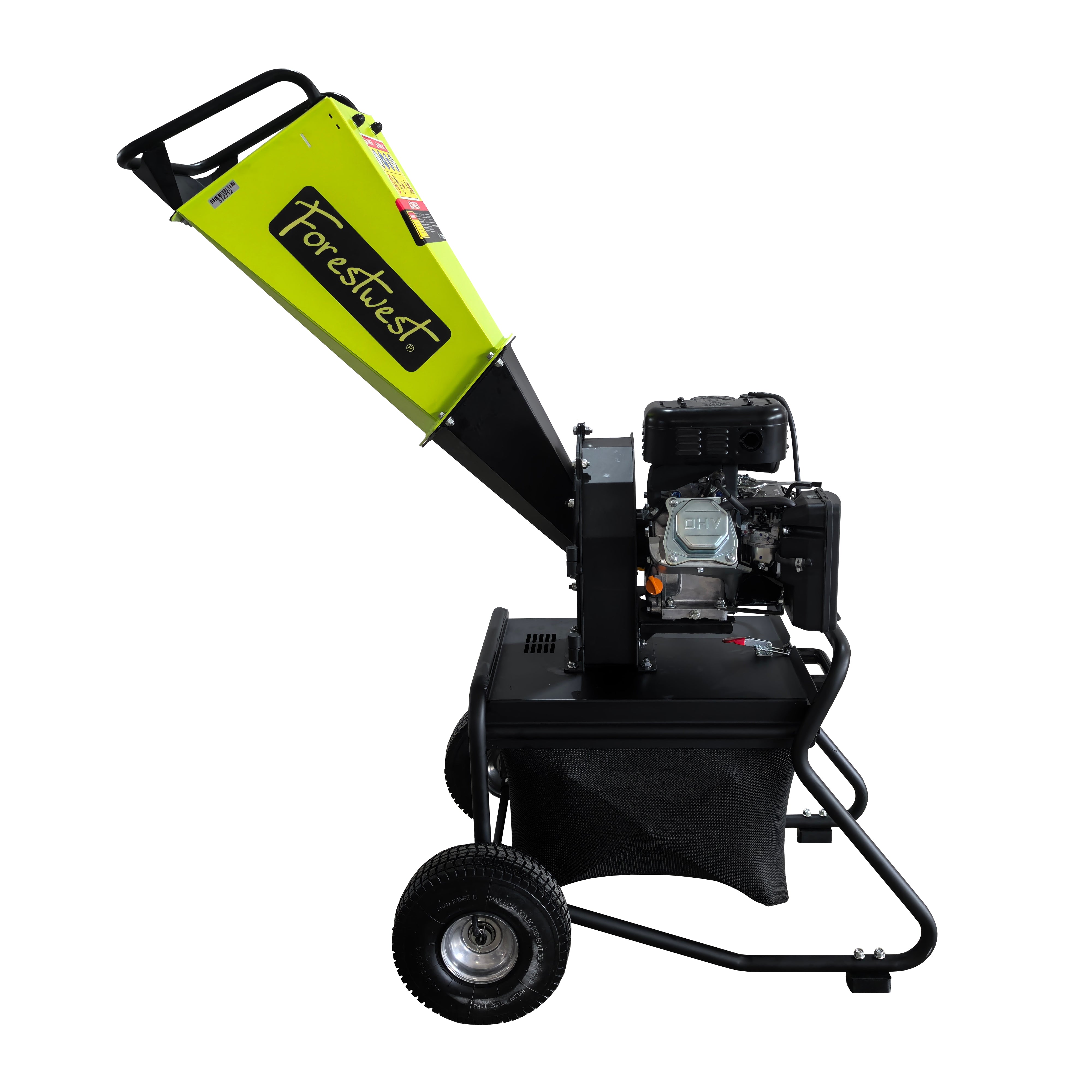 Forestwest 60MM Wood Chipper 7HP Petrol Chipper with Collection Bag BM11065 Forestwest