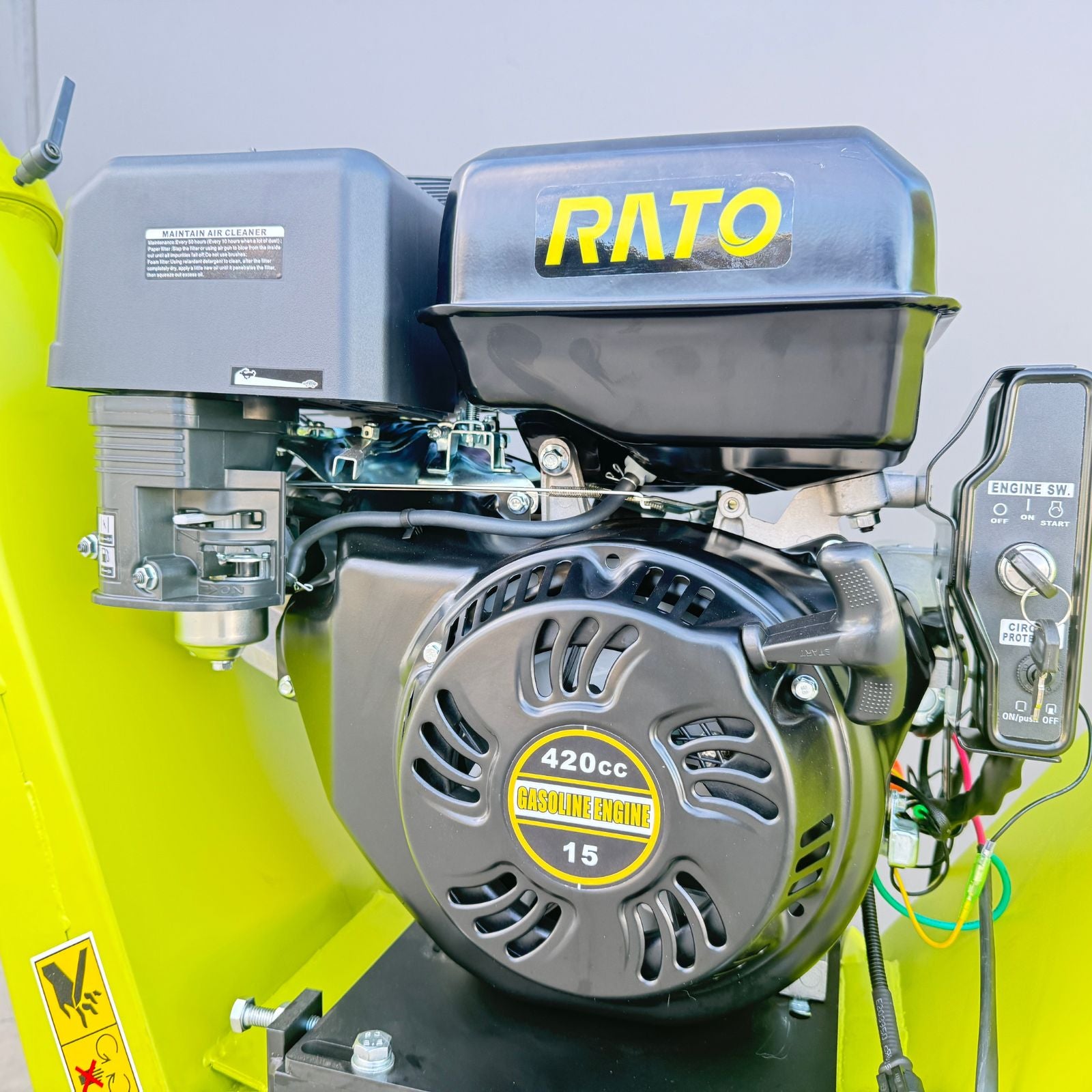 Forestwest 120MM Wood Chipper 15HP Petrol Chipper with E-Start BM11073E Forestwest