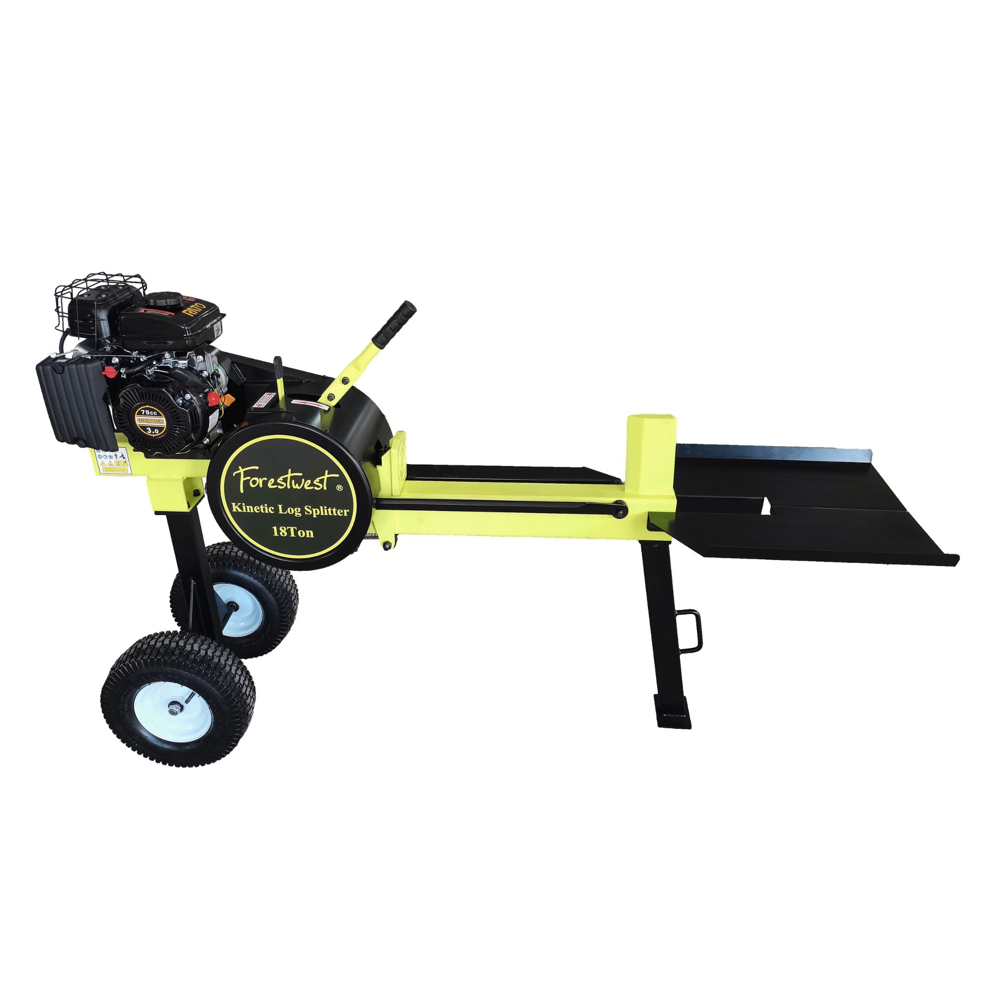 Forestwest 18 Ton Kinetic Log Splitter 3HP Petrol Log Splitter BM11097P Forestwest