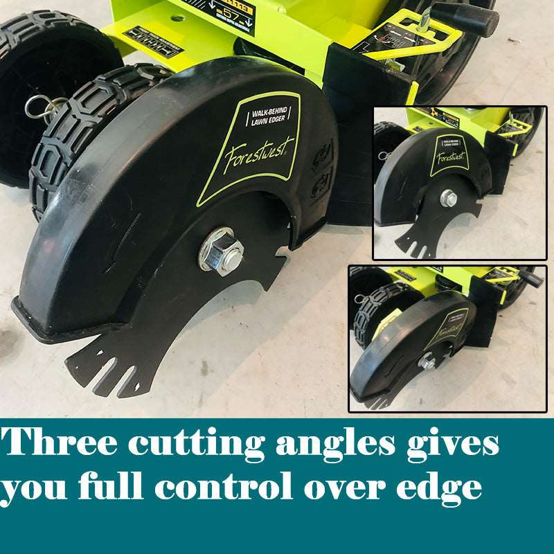 Forestwest Lawn Edger, 150CC 228MM Walk Behind Edger BM11113 Forestwest