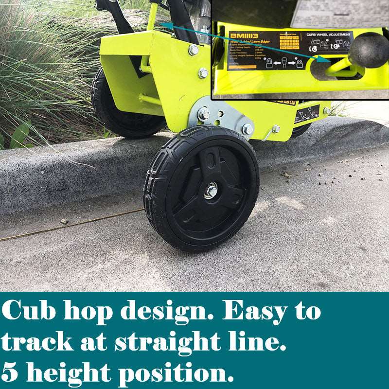 Forestwest Lawn Edger, 150CC 228MM Walk Behind Edger BM11113 Forestwest