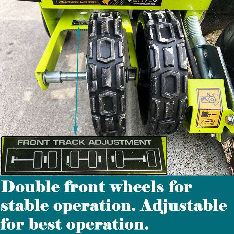 Forestwest Lawn Edger, 150CC 228MM Walk Behind Edger BM11113 Forestwest