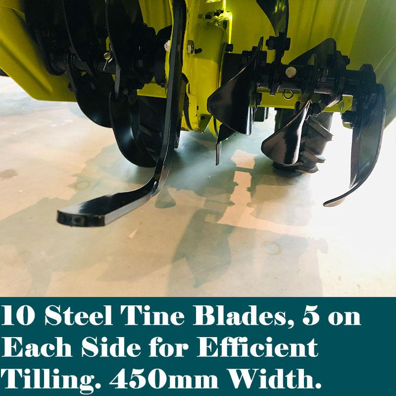 Forestwest 6.5HP Rotary Hoe, Dual Rotating Tiller Cultivator BM11123 Forestwest