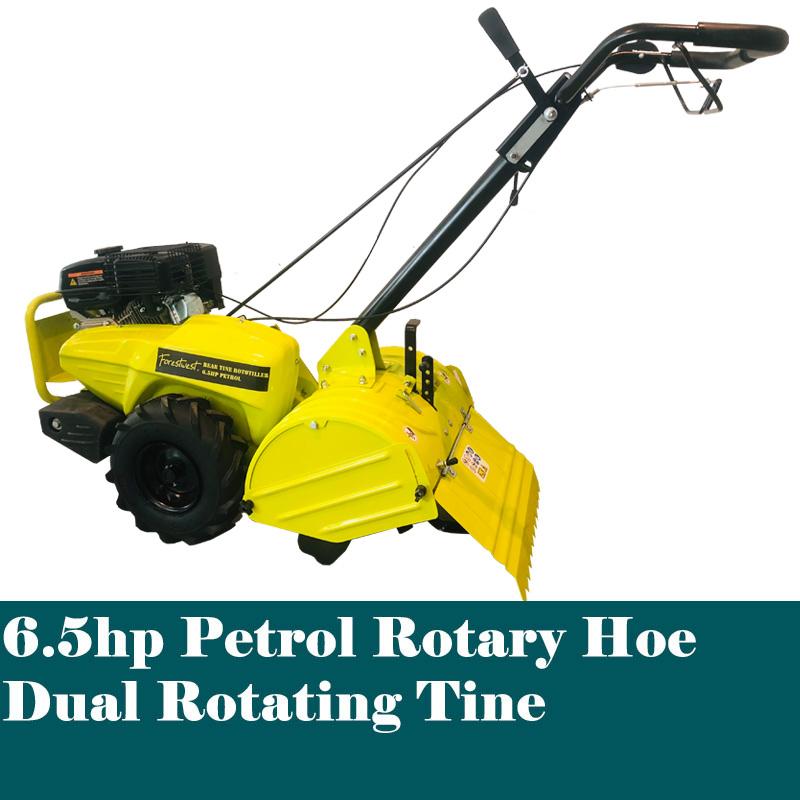 6.5hp Rotary Hoe, Dual Rotating Tiller Cultivator BM11123 | Forestwest