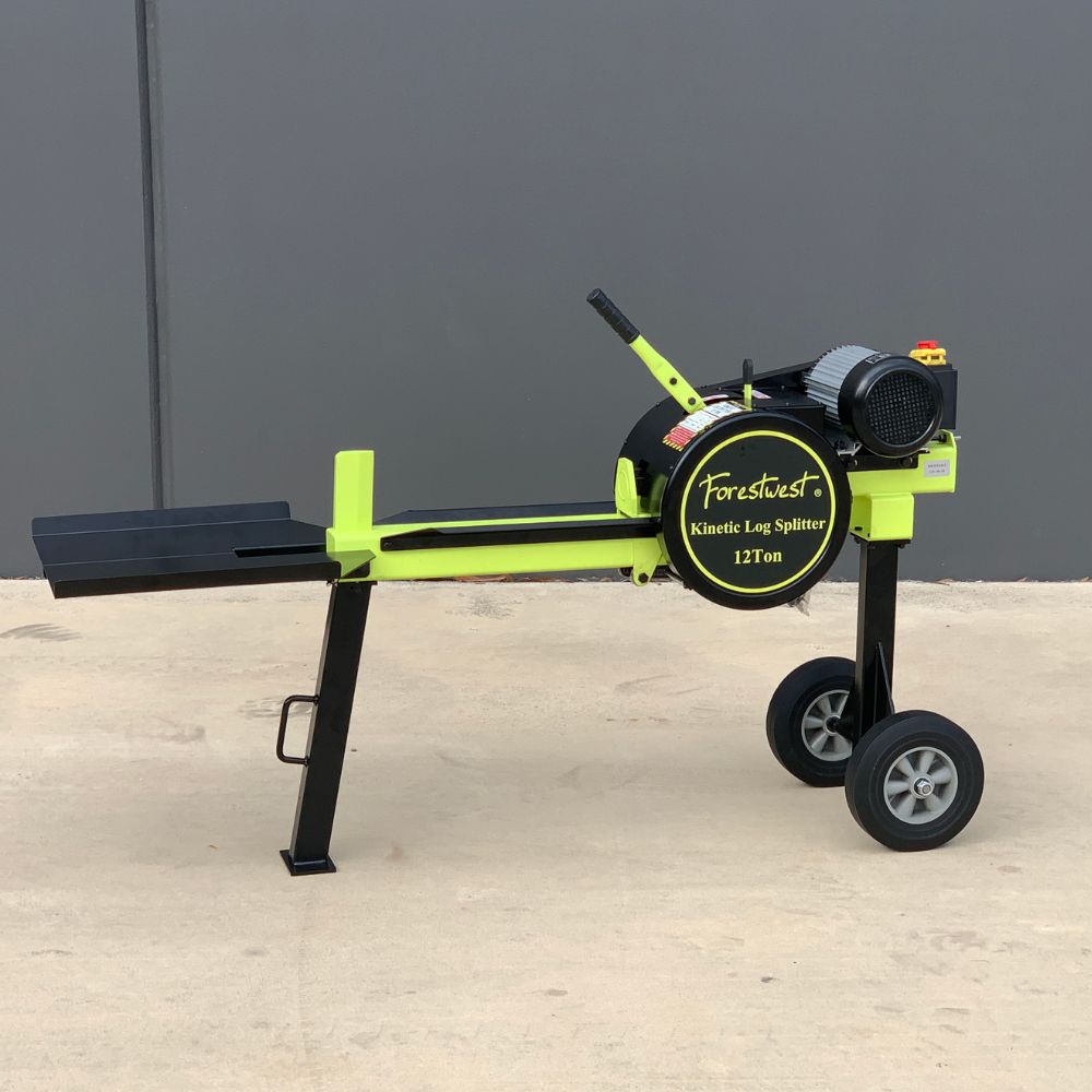 Forestwest 12 Ton Kinetic Log Splitter on Stand 1800W Electric Log Splitter BM11130S