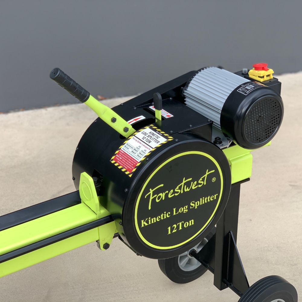 Forestwest 12 Ton Kinetic Log Splitter on Stand 1800W Electric Log Splitter BM11130S