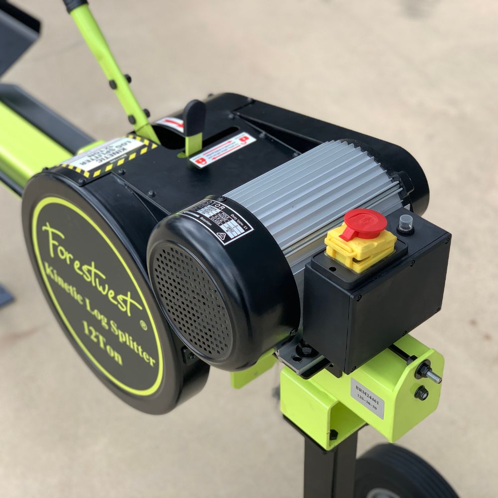 Forestwest 12 Ton Kinetic Log Splitter on Stand 1800W Electric Log Splitter BM11130S
