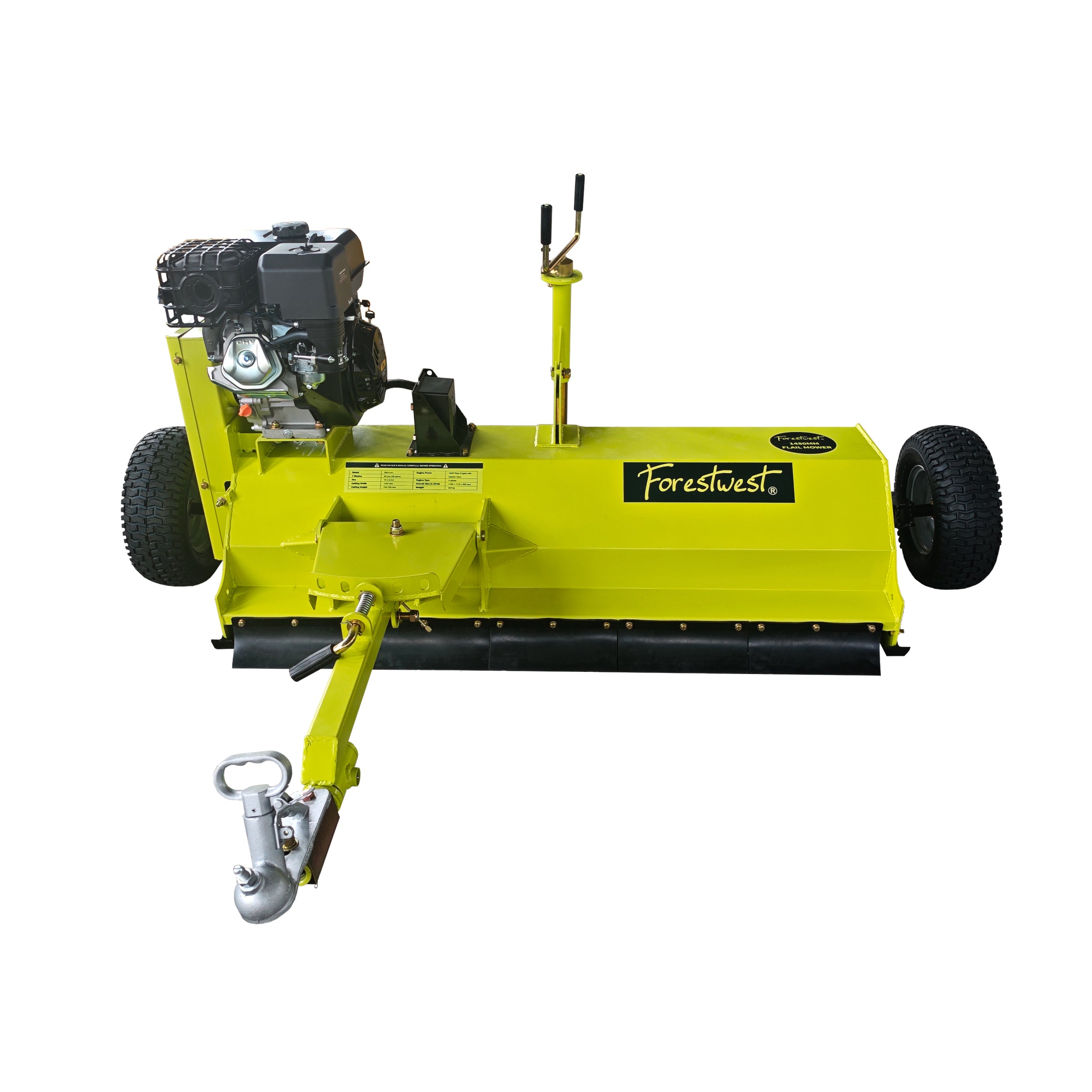 1450mm Tow-Behind Flail Mower, ATV/Tractor Slasher 15hp E-Start BM11141