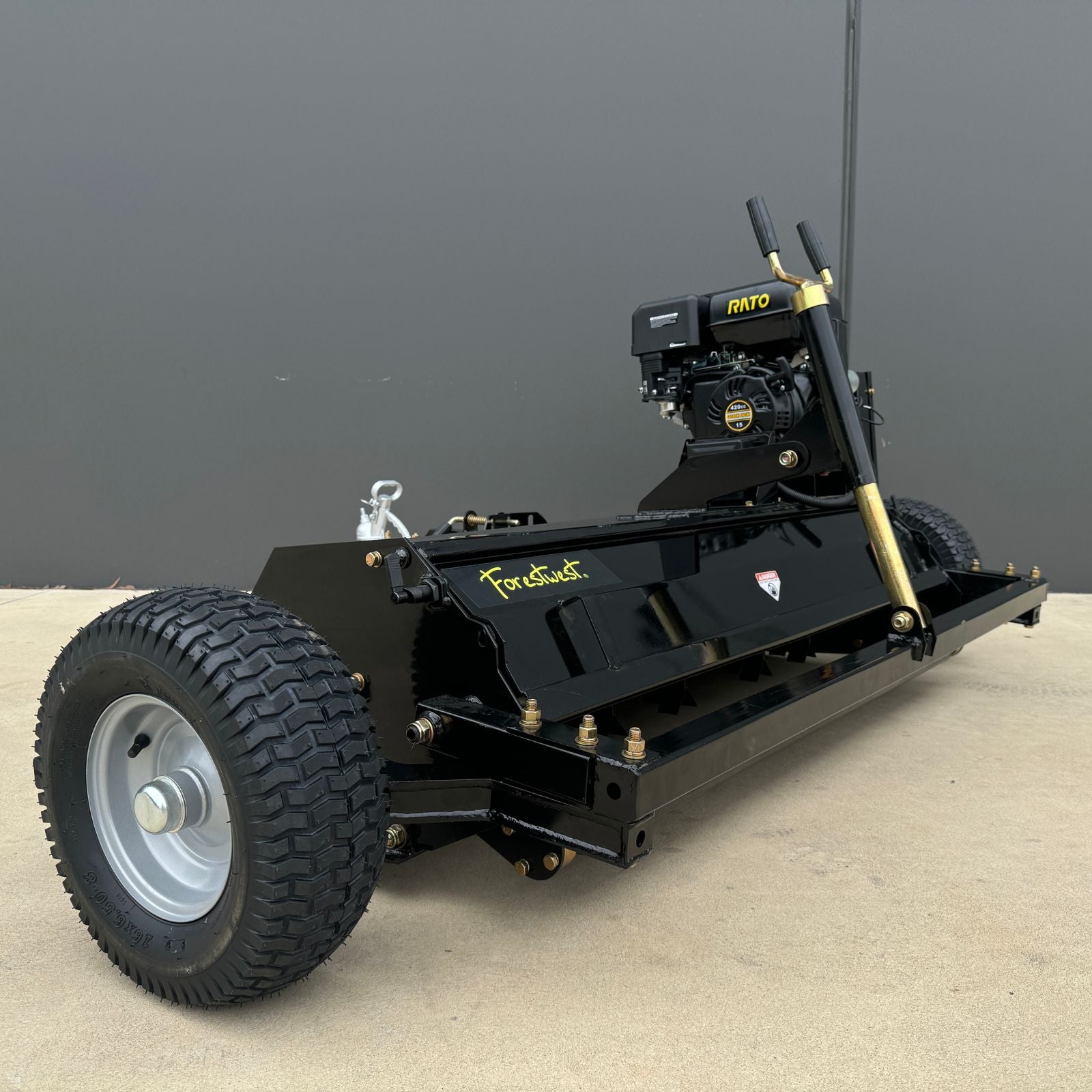 1450mm Tow-Behind Flail Mower, ATV/Tractor Slasher 15hp E-Start BM11141