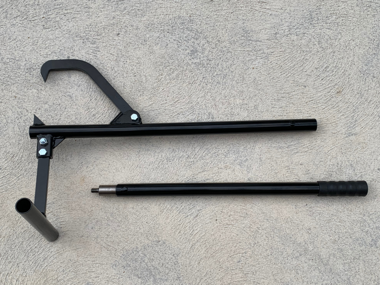 Forestwest 48" Log Roller Jack Lifter, Log Cant Hook Steel Bar BM11151 Forestwest