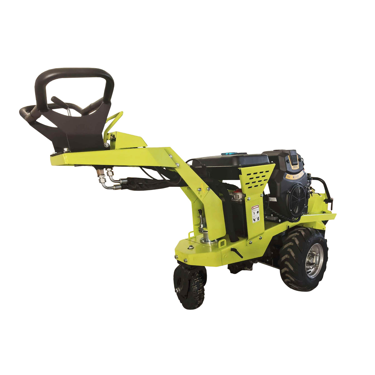 Forestwest BM11169 self-propelled stump grinder front view