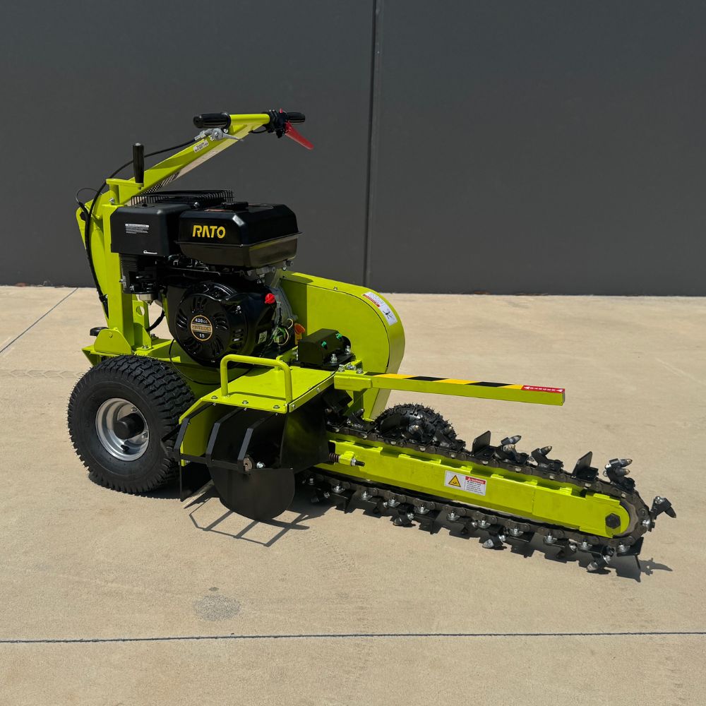 Forestwest 600MM Walk Behind Trencher 15HP Petrol Ditch Digger BM689 Forestwest