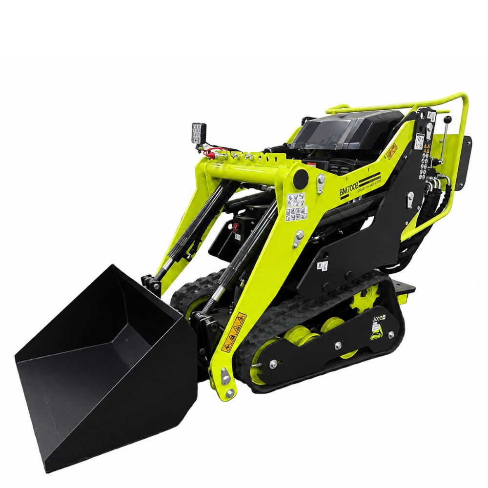 Forestwest Tracked Mini Loader, Skid Steer Loader with 80L Bucket BM700B