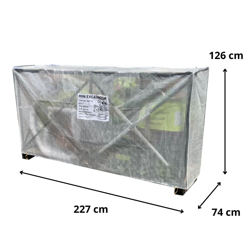 Forestwest Mini Excavator, 306cc Compact Excavator BM710 Forestwest