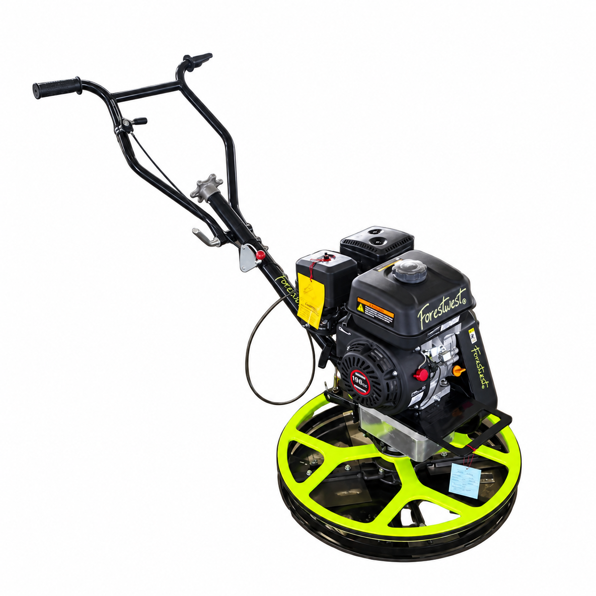 Forestwest 24" Edger Concrete Power Trowel with FREE Float Pan – 5.5HP BM728 Forestwest