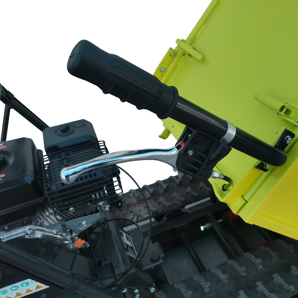 Forestwest 300KG Motorised Tracked Wheelbarrow, 6.5hp Track Dumper Manual Tip BM11078 Forestwest