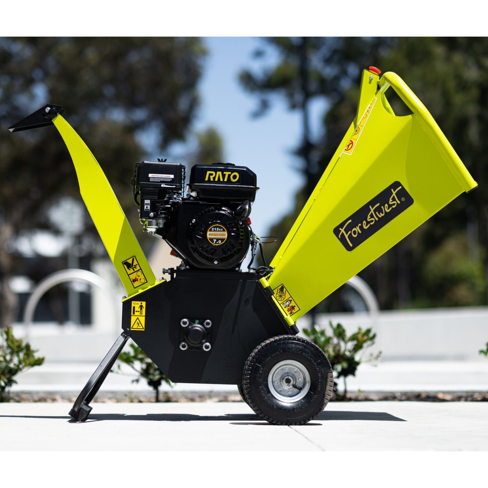 Forestwest 100MM Wood Chipper 7HP Garden Chipper BM11070 Forestwest