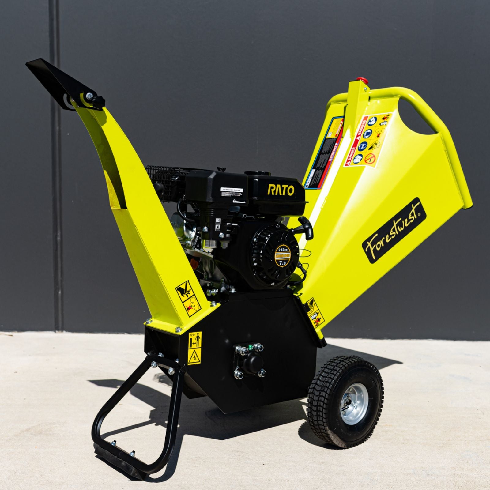 Forestwest 100MM Wood Chipper 7HP Garden Chipper BM11070 Forestwest