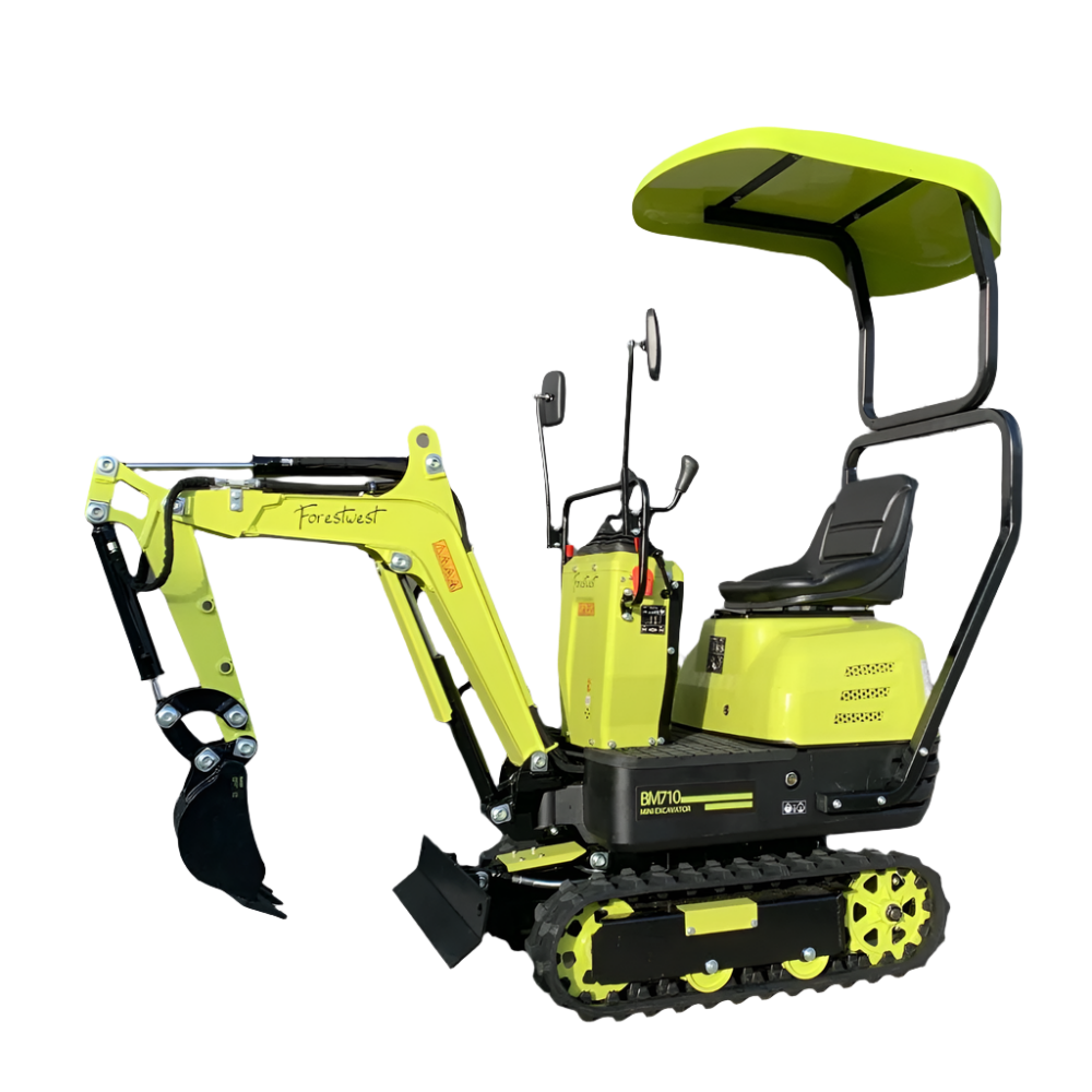 Forestwest Mini Excavator, 306cc Compact Excavator BM710 Forestwest