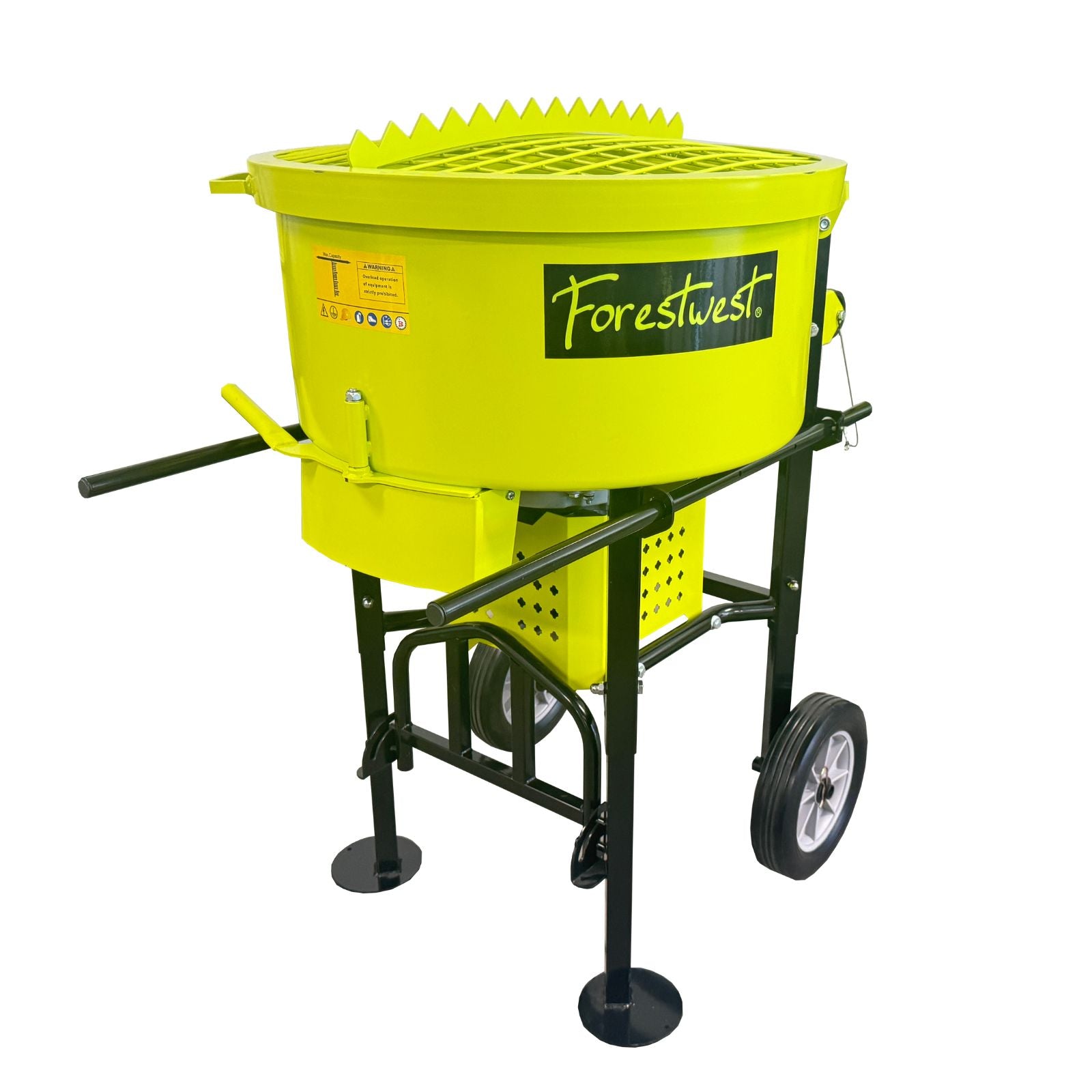 Forestwest 120L Mortar Mixer 2000W, Commercial Grade, Maintenance Free Gearbox BM678 Forestwest