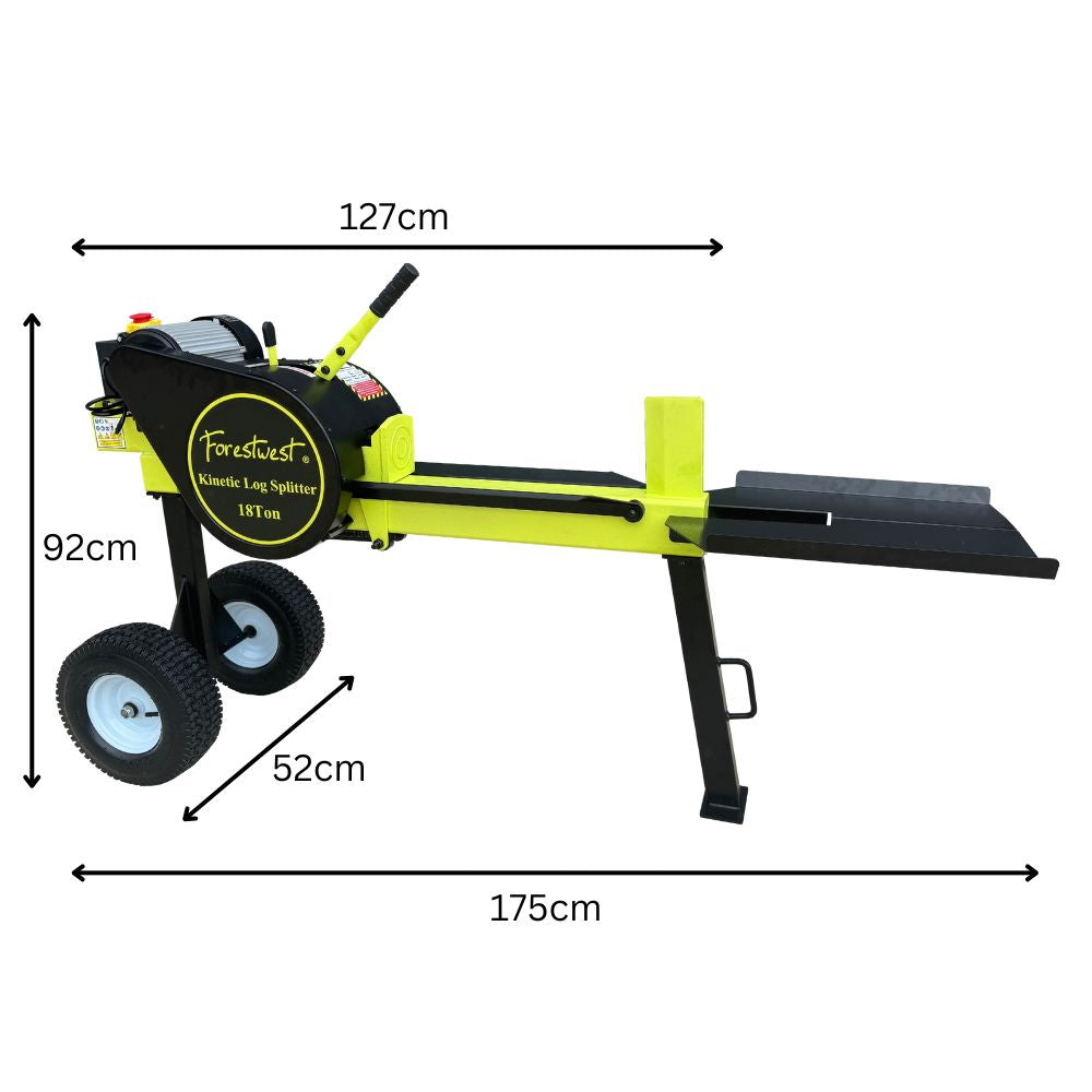 Forestwest 18 Ton Kinetic Log Splitter 2200W Electric Log Splitter BM11097 Forestwest
