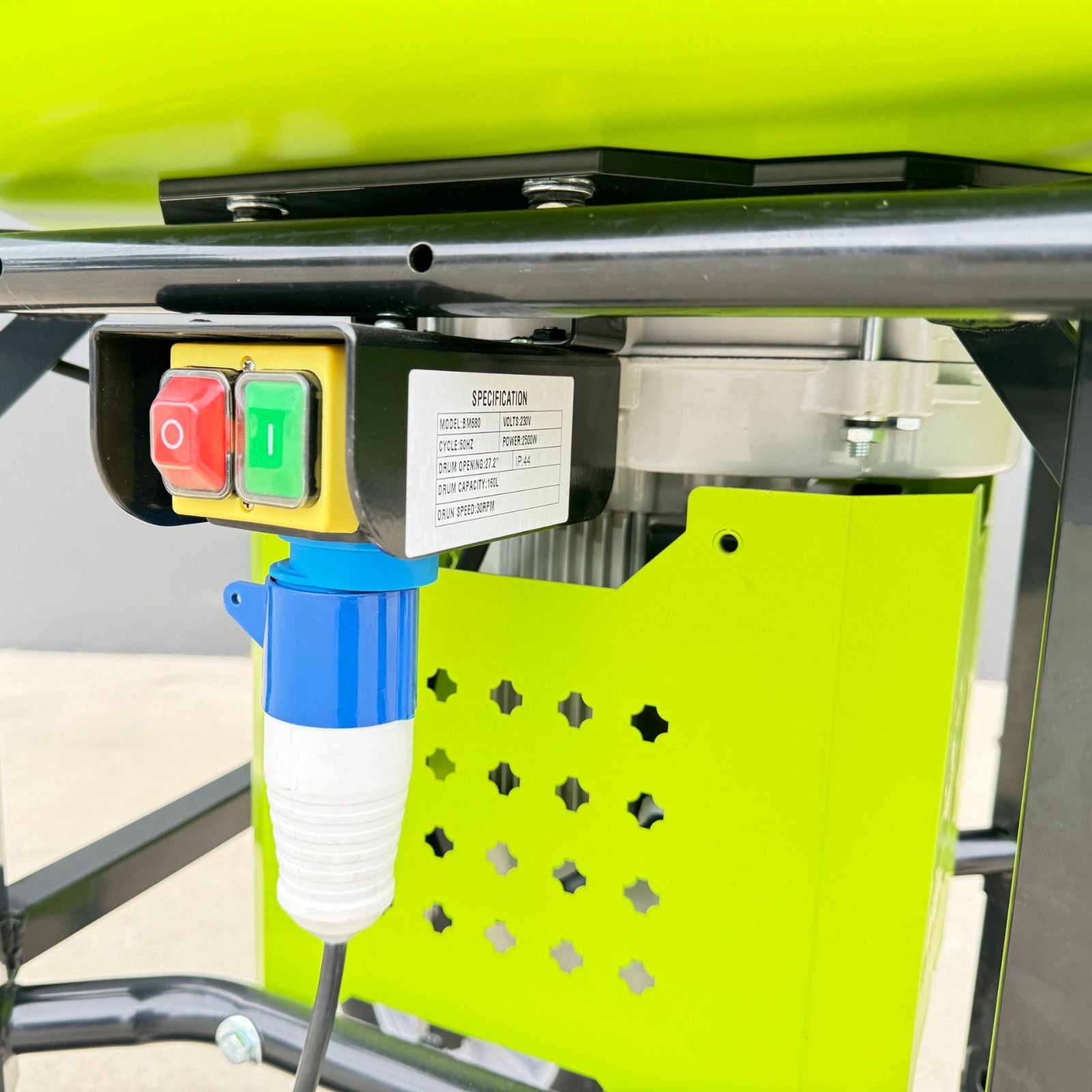 Forestwest 160L Mortar Mixer 2500W, Commercial Grade, Maintenance Free Gearbox BM680 Forestwest