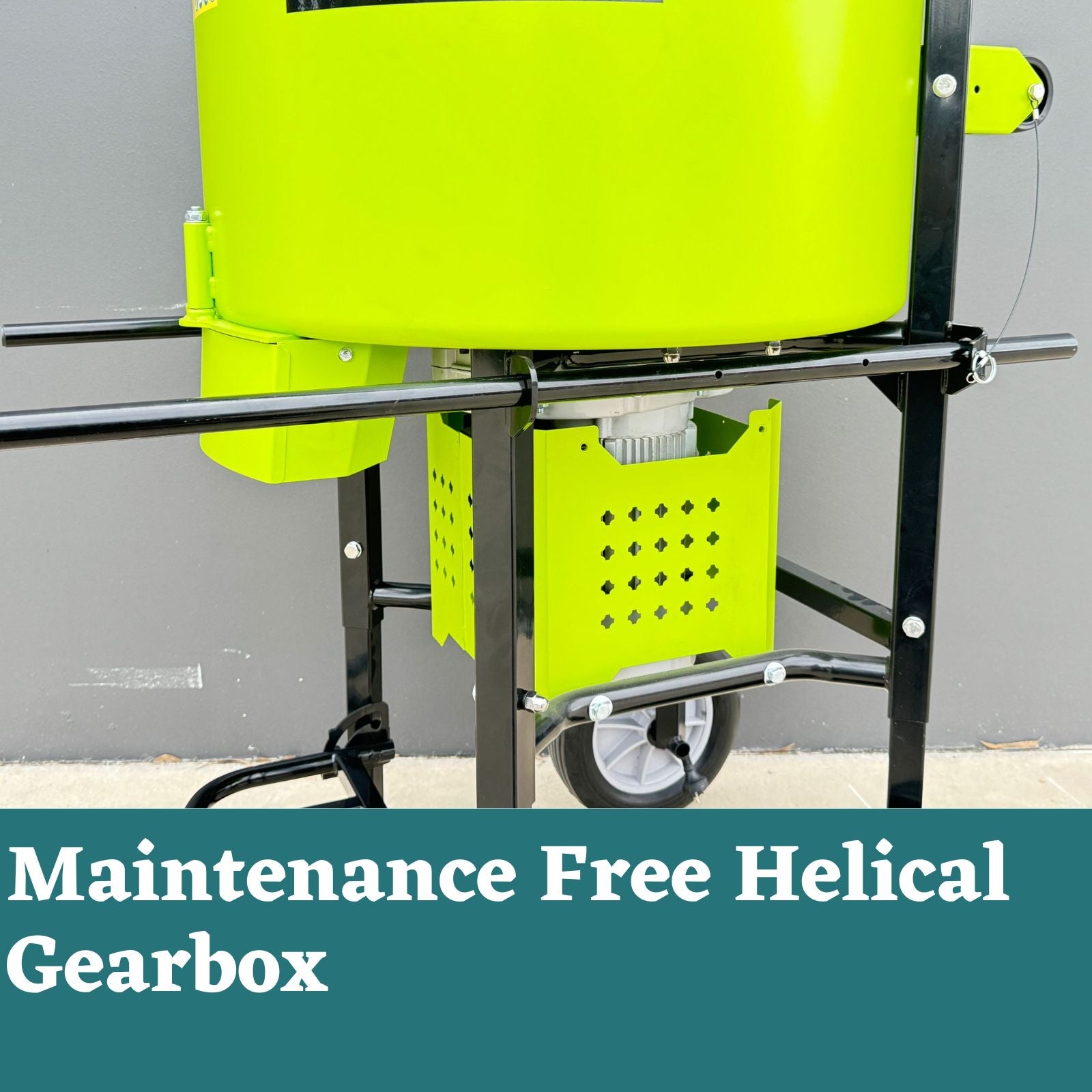 Forestwest 160L Mortar Mixer 2500W, Commercial Grade, Maintenance Free Gearbox BM680 Forestwest