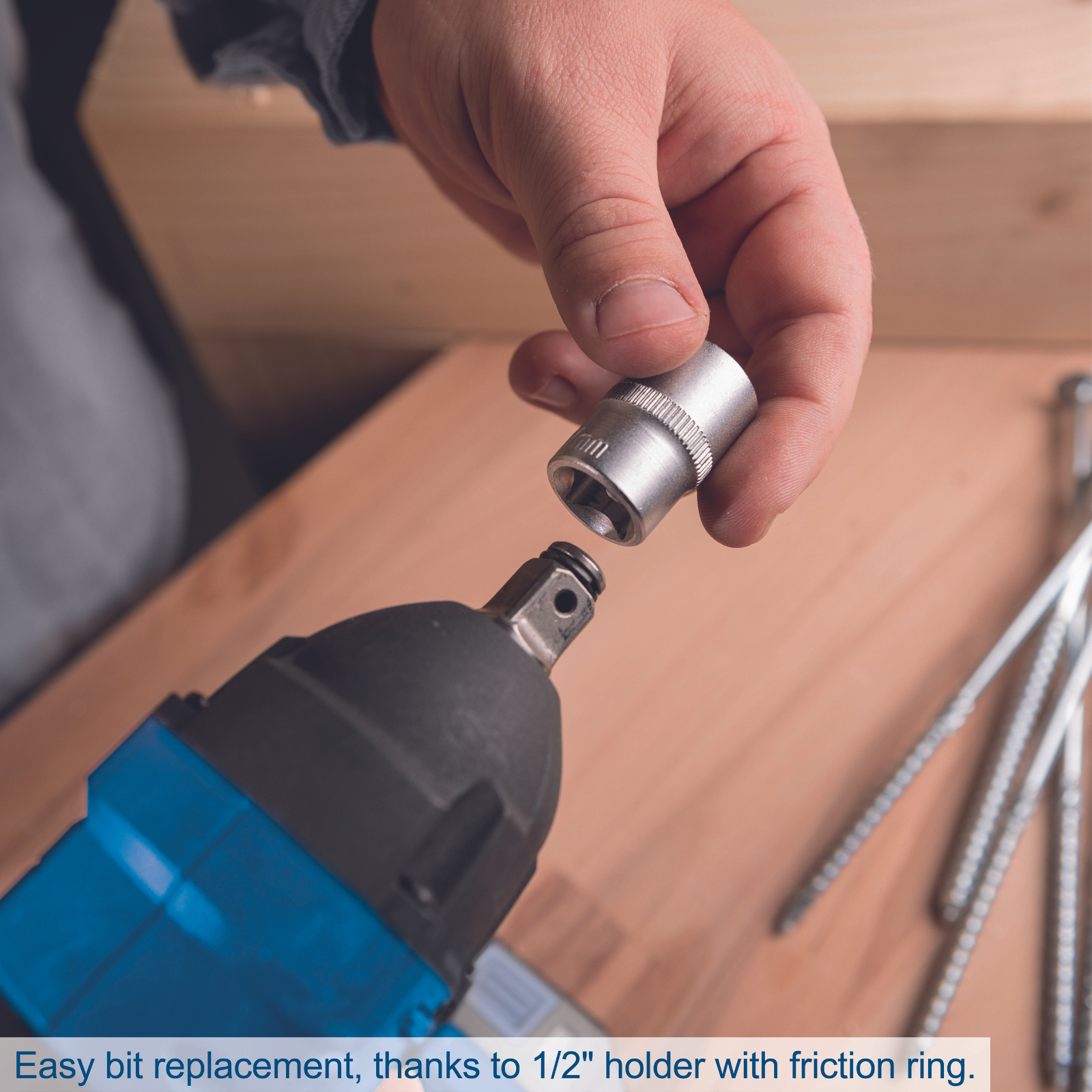 Scheppach 20V 1/2" Cordless Impact Wrench BC-IW350-X (Skin Only) Scheppach