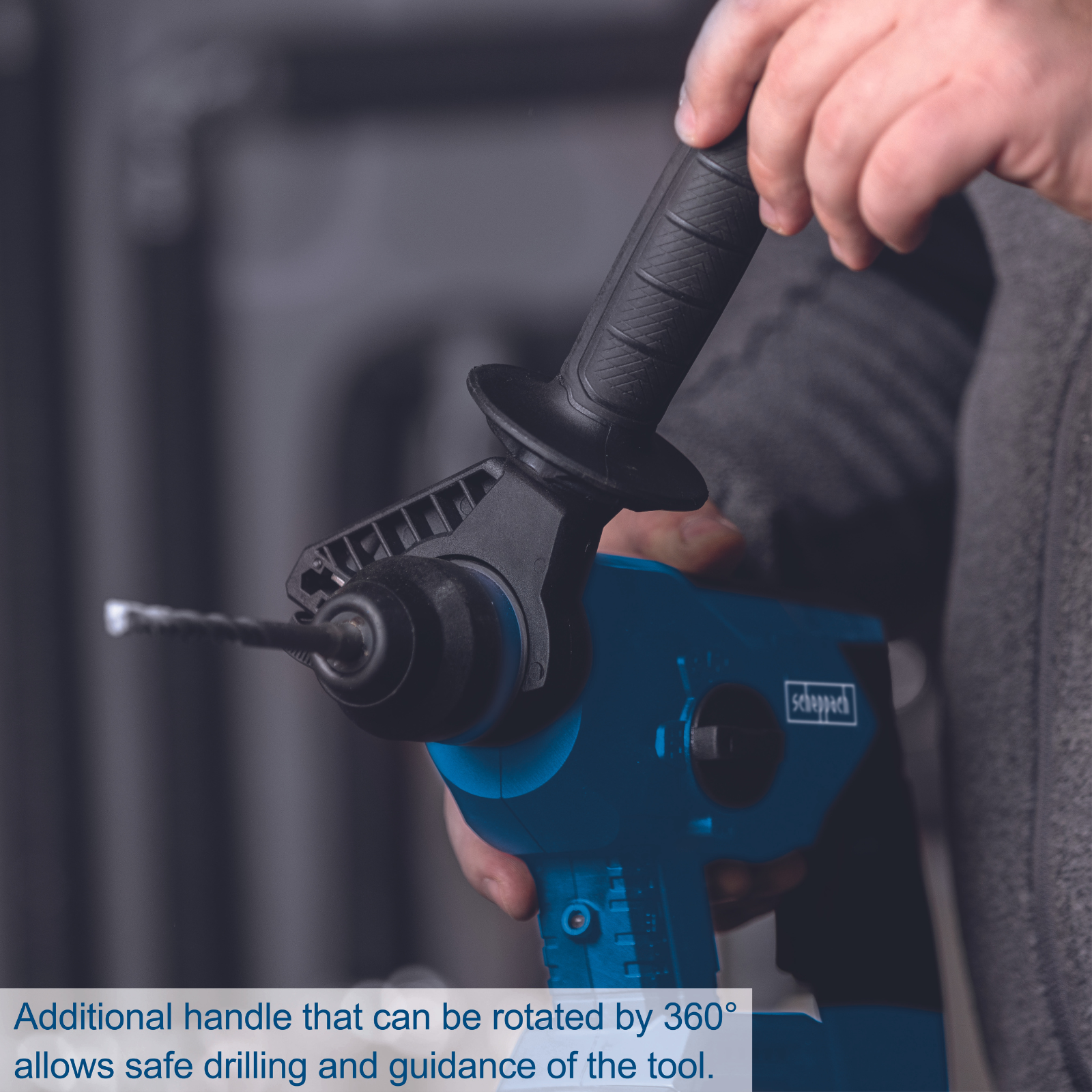 Scheppach 20V Hammer Drill with Drills & Bits BC-RHD230-X (Skin Only) Scheppach