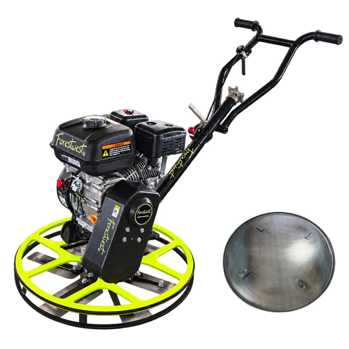 Forestwest 24" Edger Concrete Power Trowel with FREE Float Pan – 5.5HP BM728 Forestwest