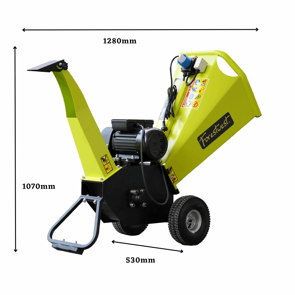 Forestwest 80mm Wood Chipper 2200w Electric Chipper BM11061 Forestwest