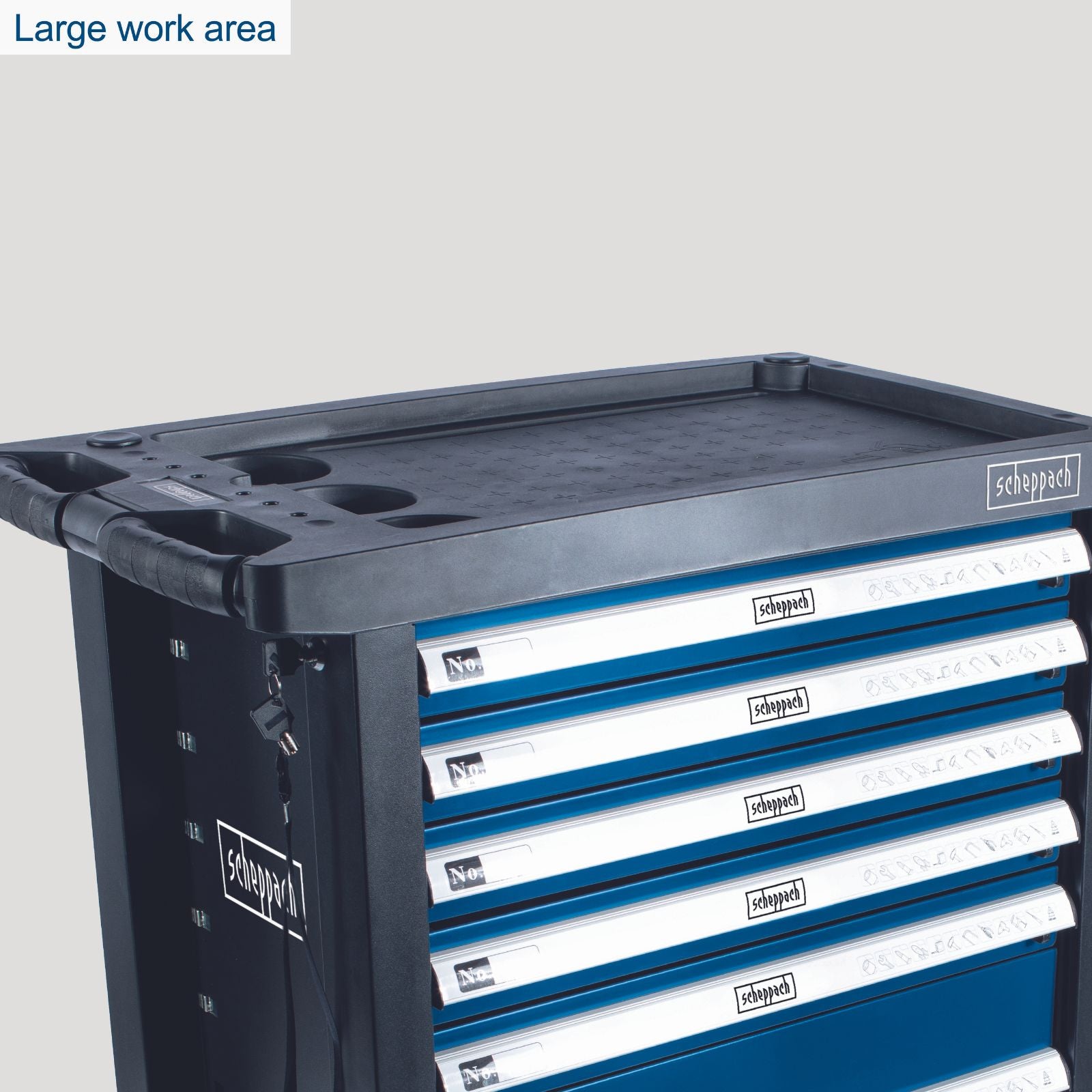 Scheppach Workshop Trolley with 70-PCS Tools TW1100 Scheppach