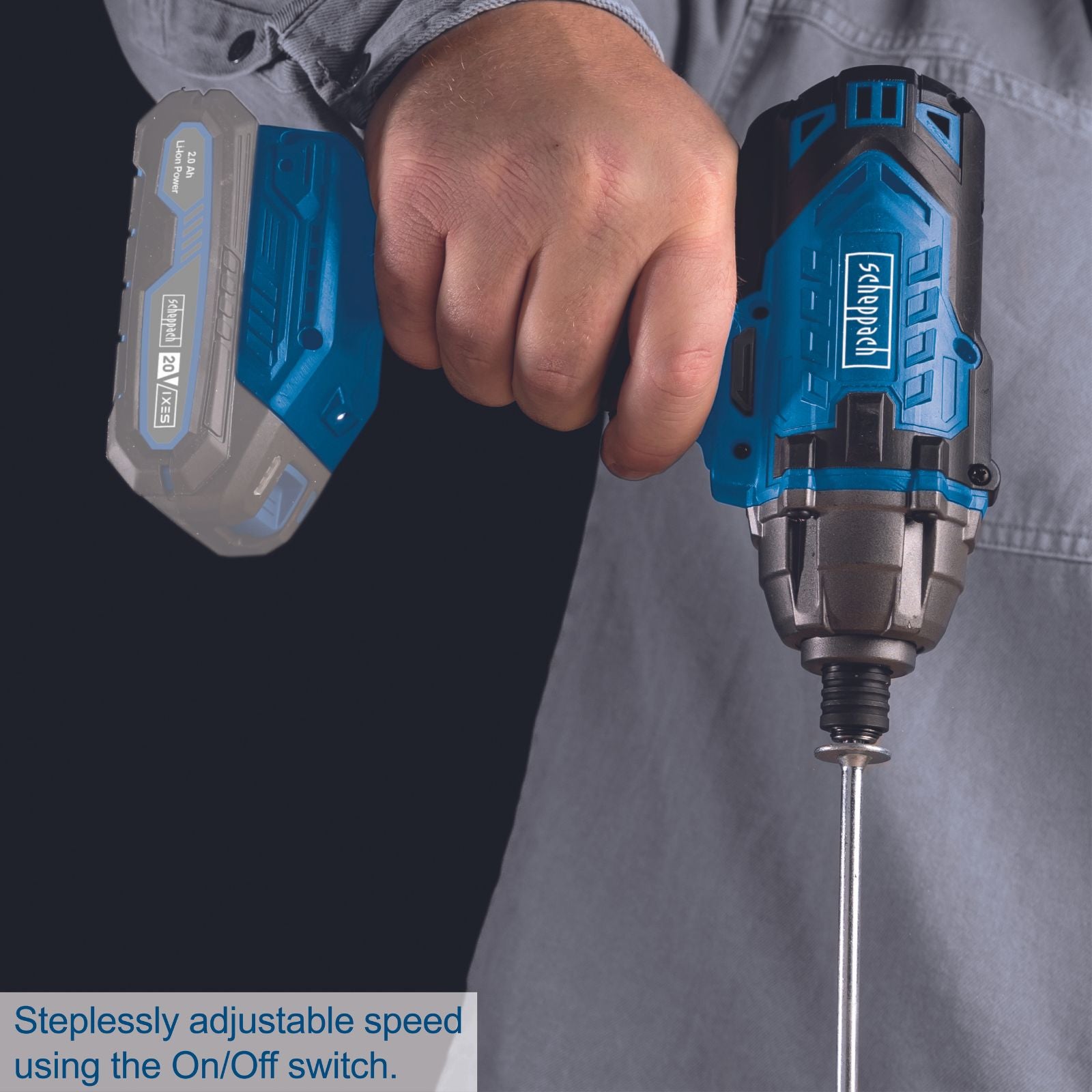 Scheppach 20V 1/4" Cordless Impact Driver C-ID180-X (Skin Only) Scheppach