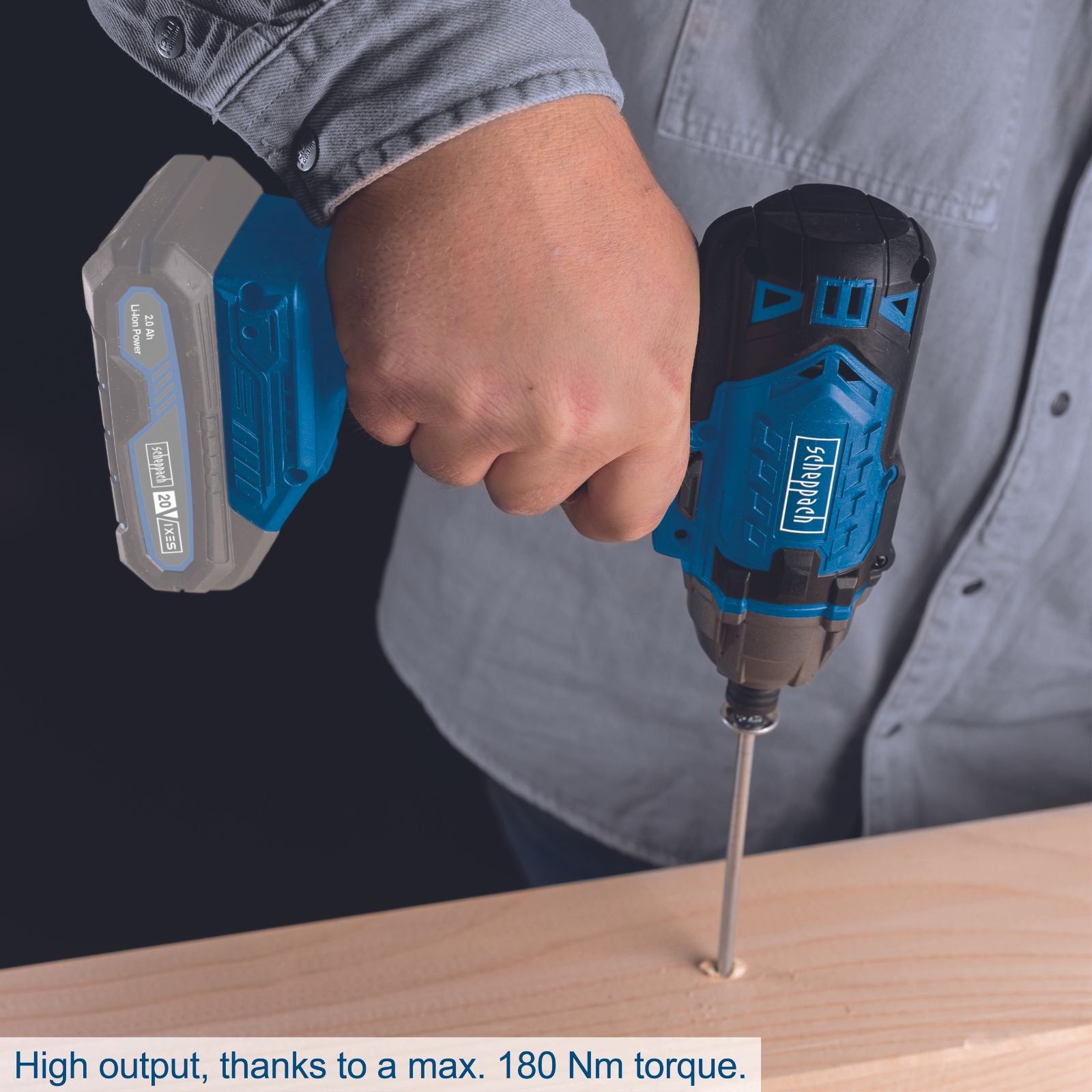 Scheppach 20V 1/4" Cordless Impact Driver C-ID180-X (Skin Only) Scheppach